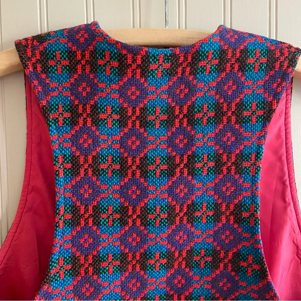 Saks Fifth Avenue Multicolor Patterned Vest - Picture 6 of 11